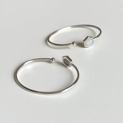Silver925 stone bangle