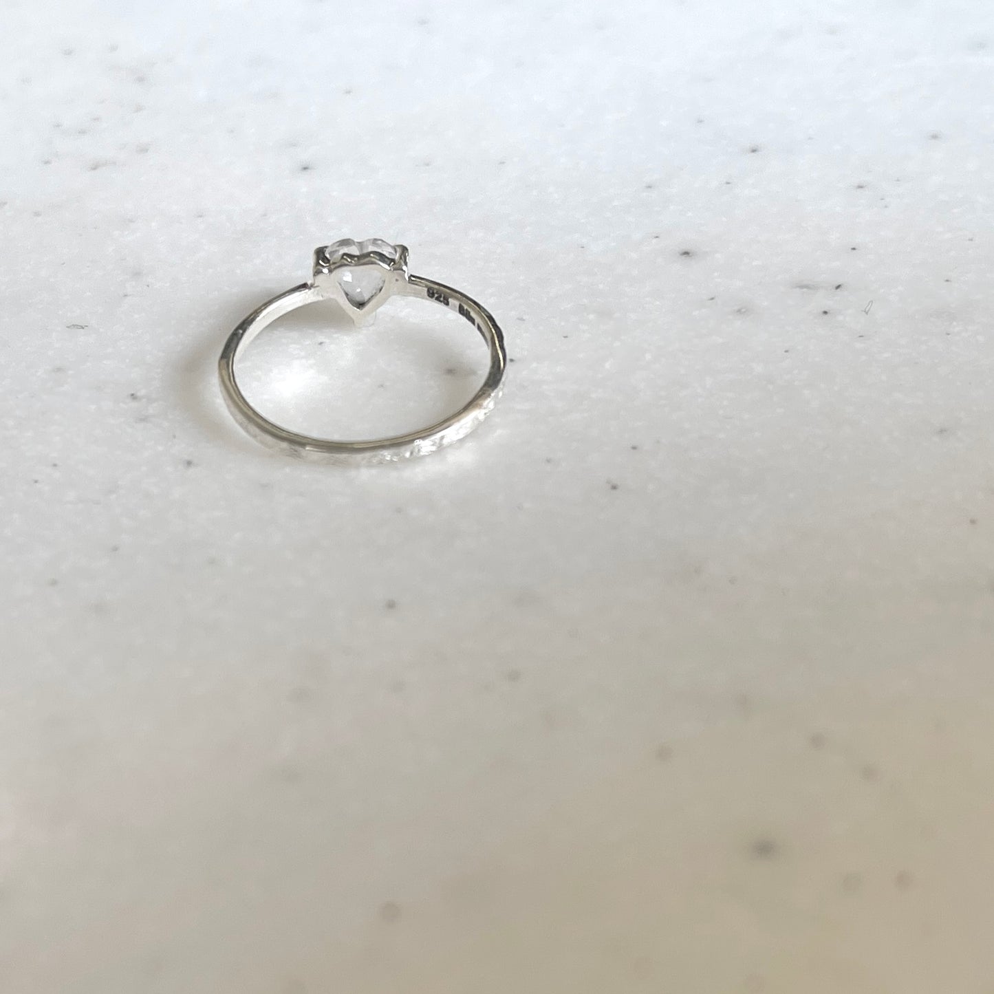 Silver925 Heart petit ring