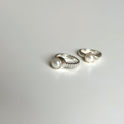 Pearl design ring 7