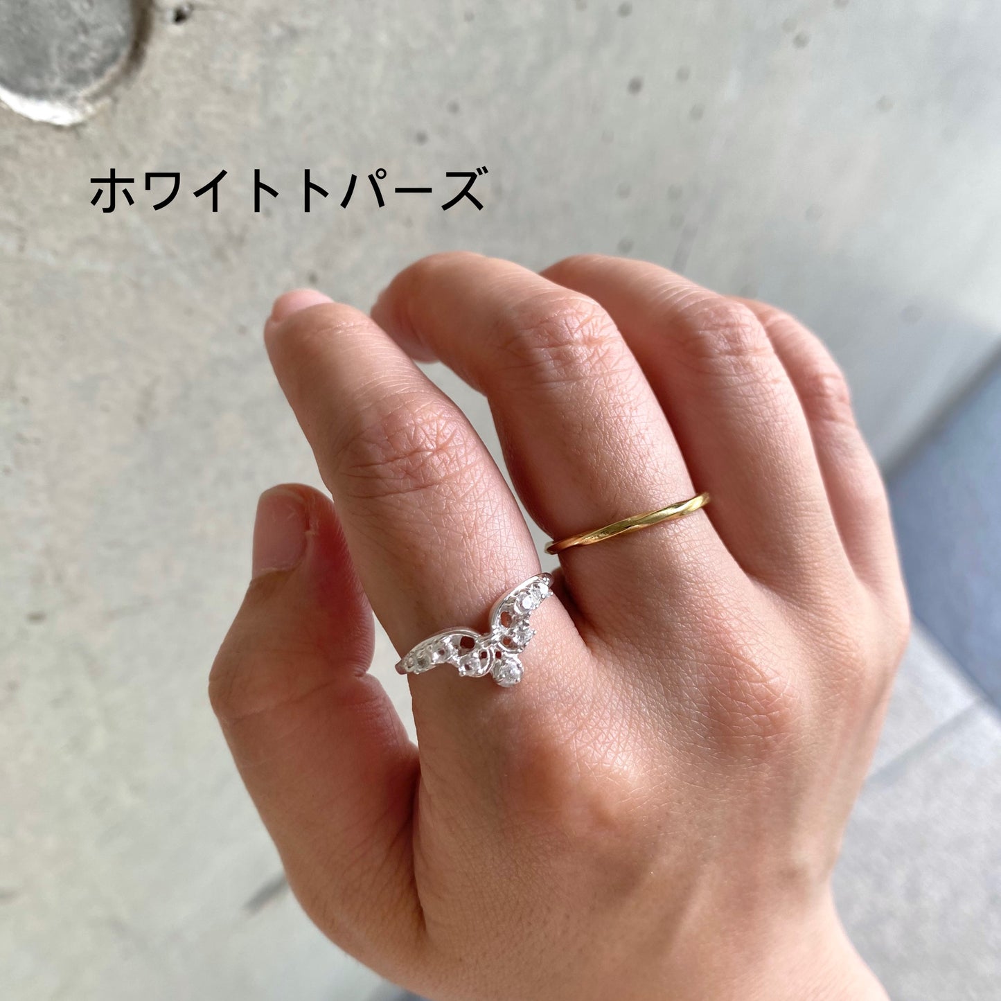 Silver925 V design ring