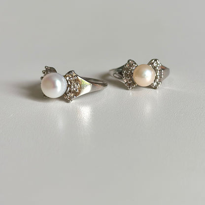 【poco】Pearl design ring 4