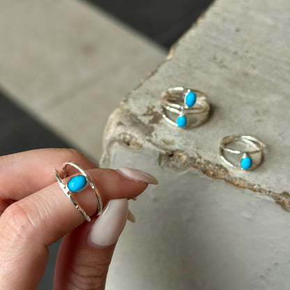 Turquoise design ring
