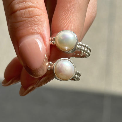 Pearl design ring 7