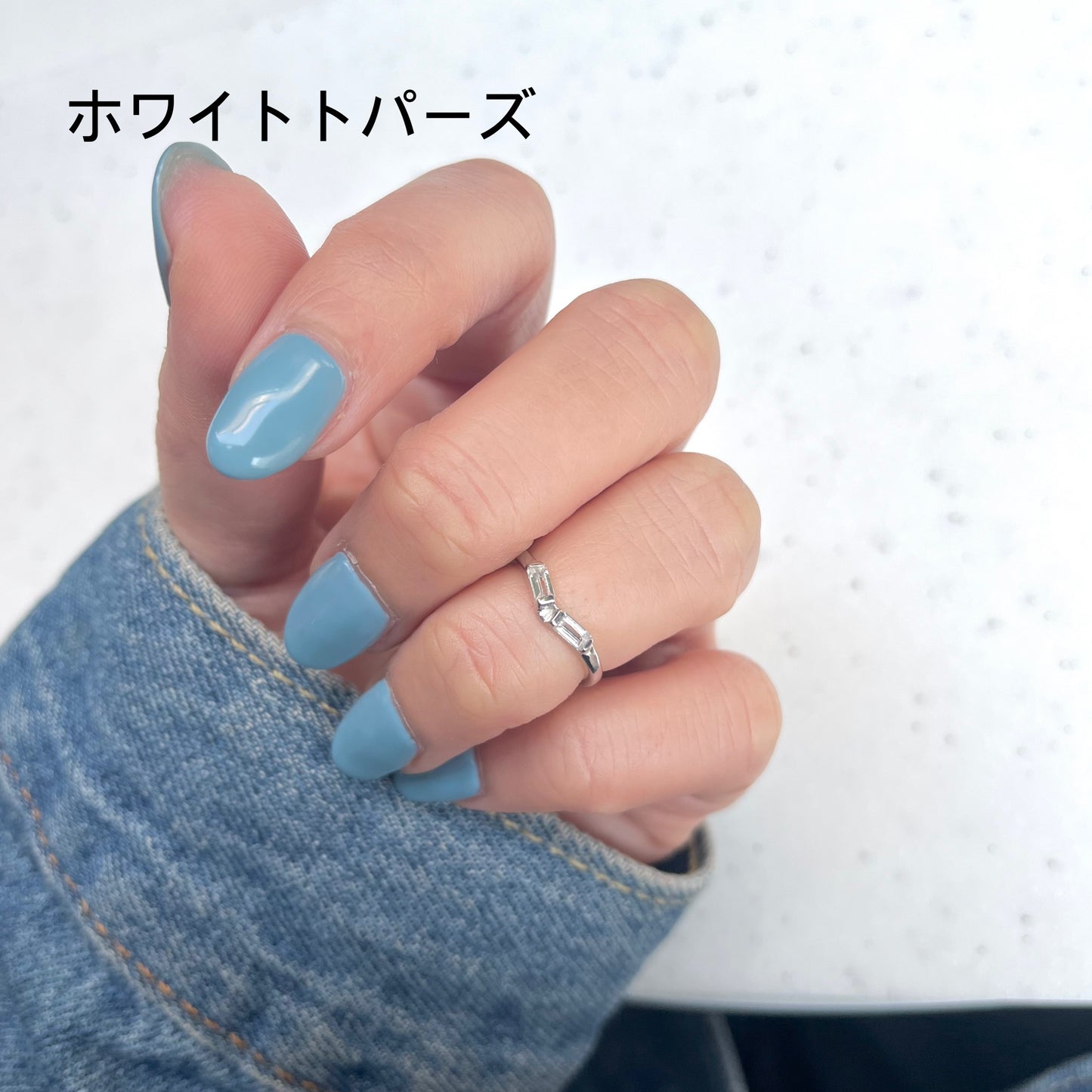 【poco】2stone design ring