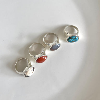 Silver925 1stone ring 2