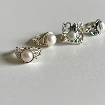 Pearl design ring 6