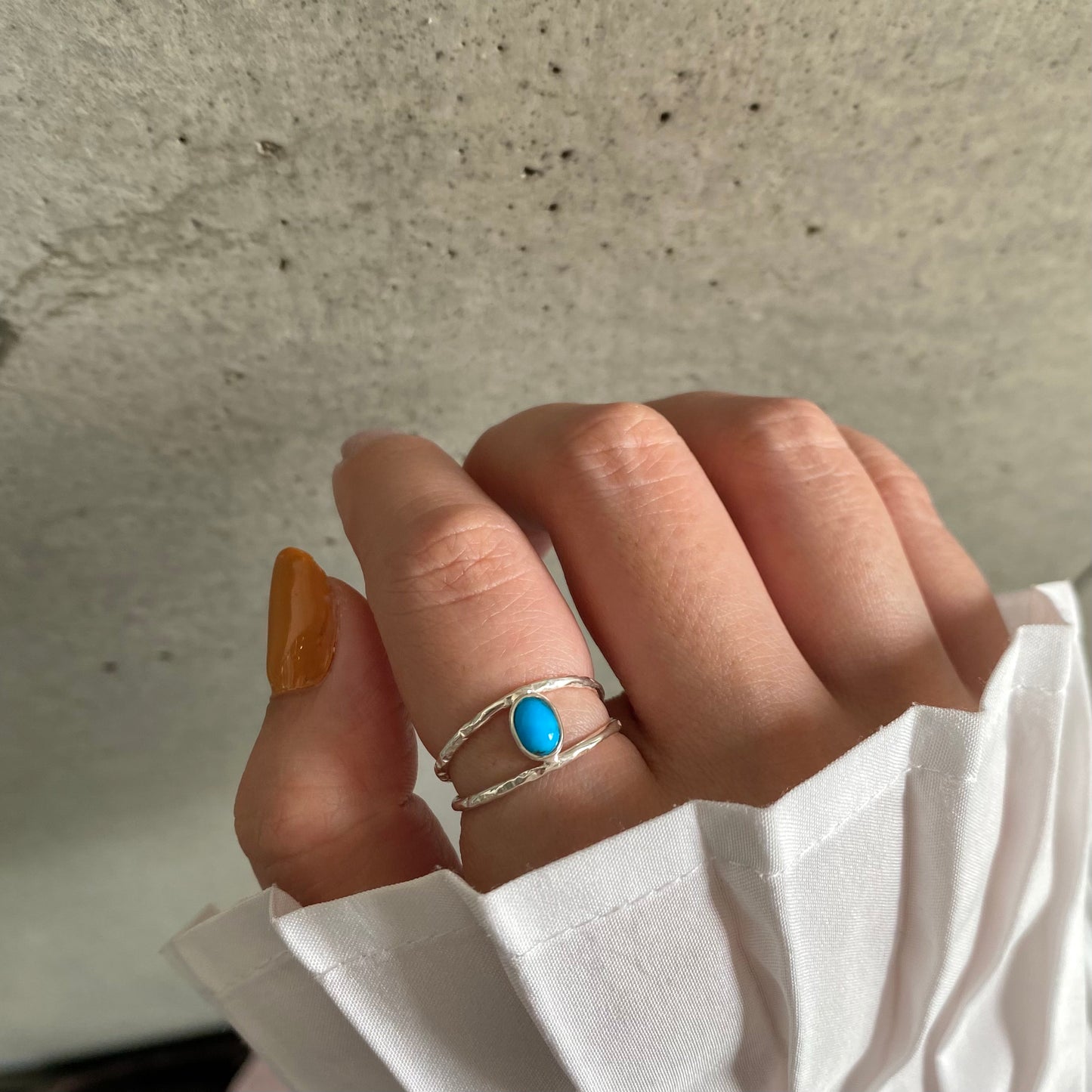 Turquoise design ring