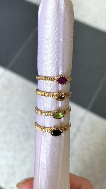 Brass petit ring 15