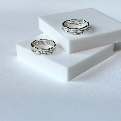 Silver925 plain ring 14