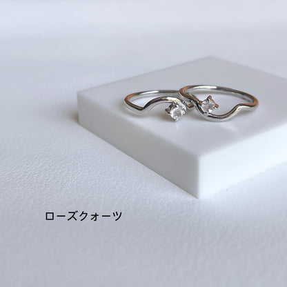 Silver925 1stone design ring 2