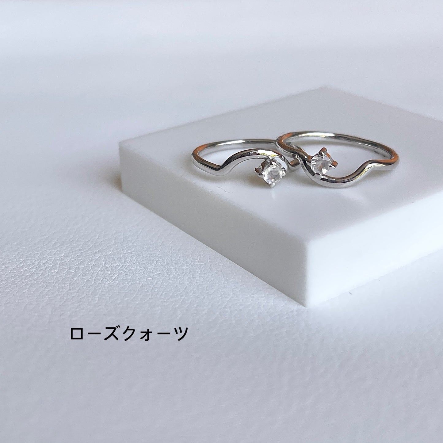 Silver925 1stone design ring 2