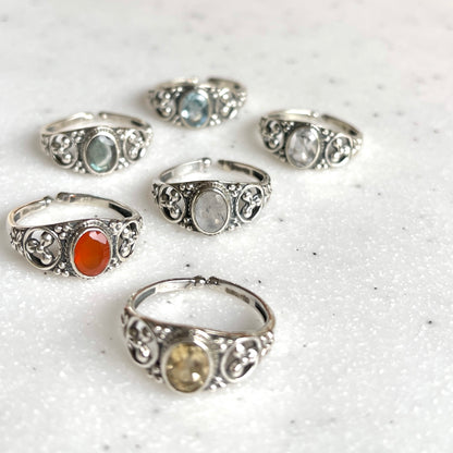 Botanical design ring 3
