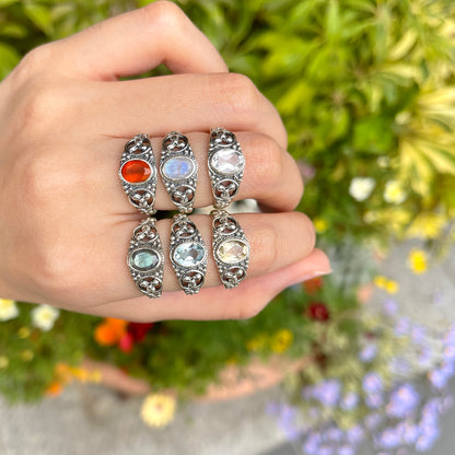 Botanical design ring 3